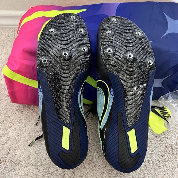 Nike Zoom Rival Sprint Track Men Size 10.5 Glam Emerald Sapphire IM9132-300 New